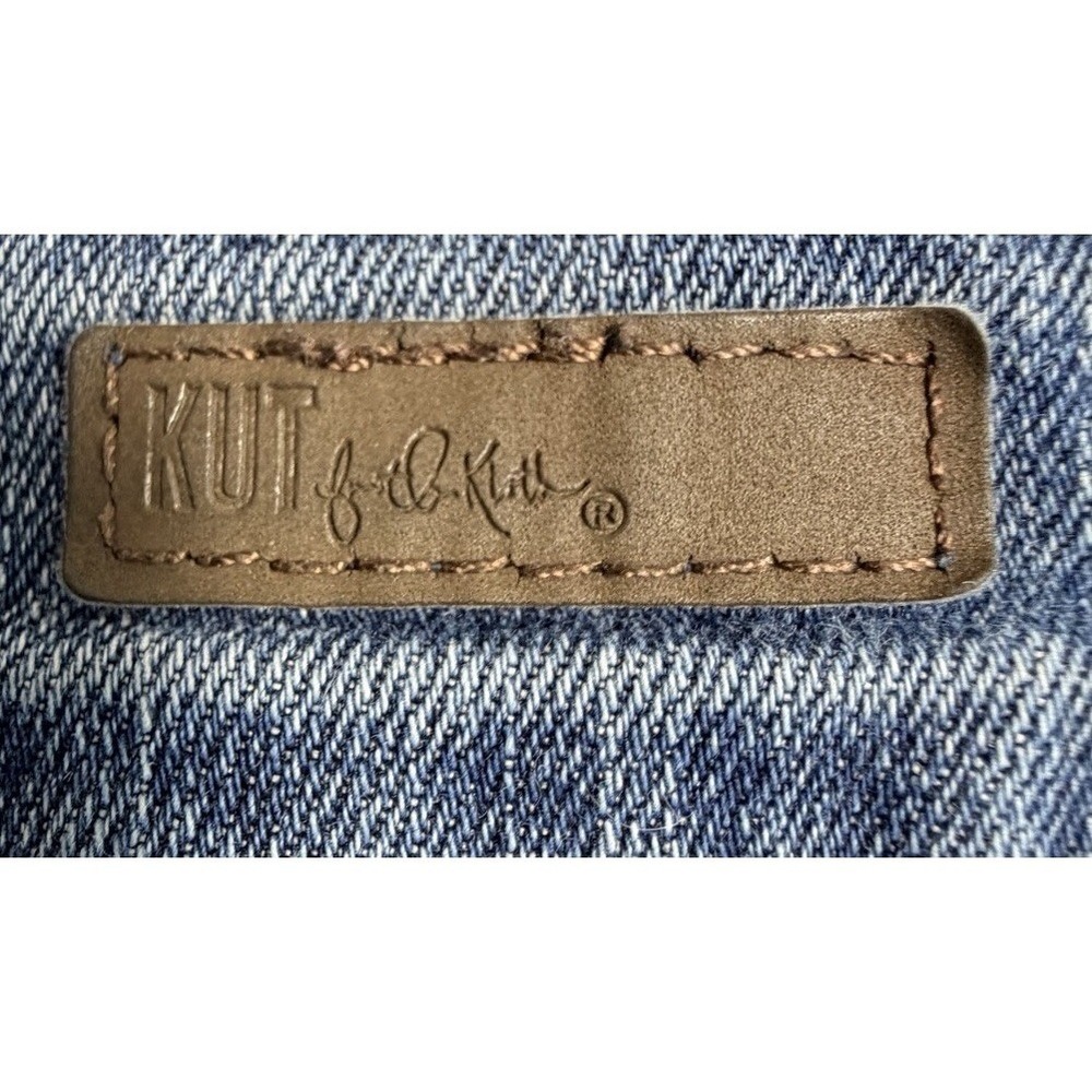 Kut from the Kloth Baby Bootcut Jeans Womens 8S Medium Wash Stretch Denim Blue - Picture 12 of 13